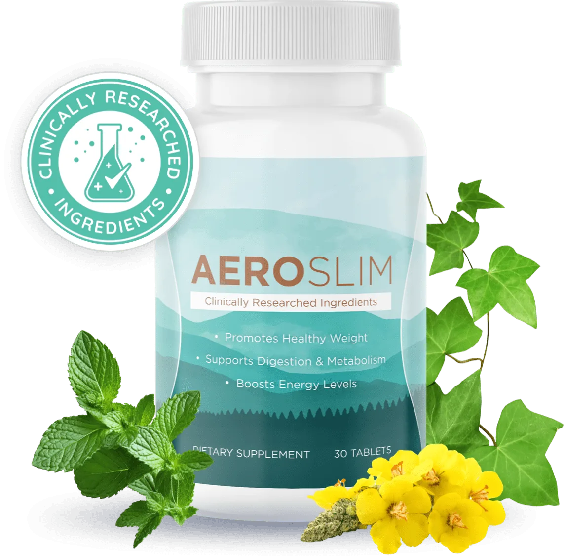 AeroSlim supplement bottle