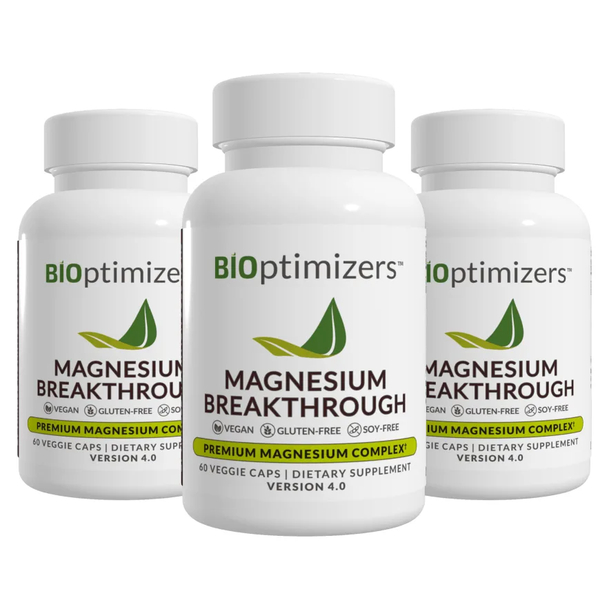 BiOptimizers Magnesium Breakthrough Reviews - General Fitness & Wellness Supplement Bottle