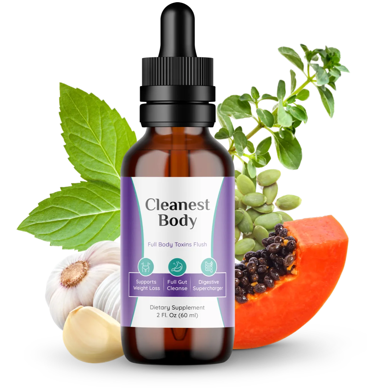 Cleanest Body Reviews - Weight Loss & Metabolism Supplement Bottle
