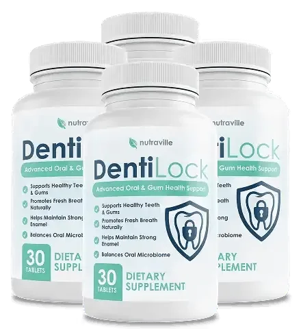 DentiLock Reviews - Oral Health & Dental Supplement Bottle