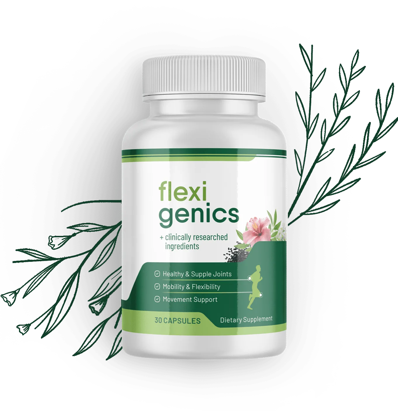 Flexigenics Reviews - Joint & Bone Health Supplement Bottle