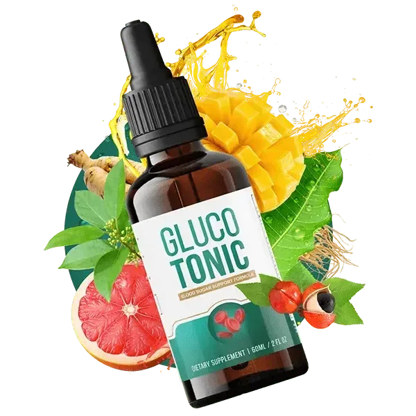 GlucoTonic Reviews - Blood Sugar Management Supplement Bottle