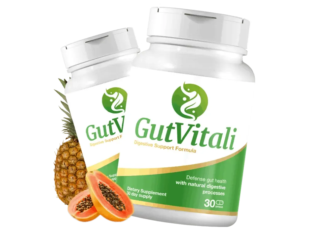 GutVitali Reviews - Gut Health & Digestion Supplement Bottle