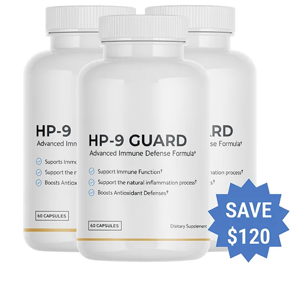 HP9 Guard Reviews - General Fitness & Wellness Supplement Bottle