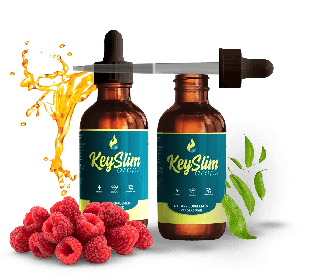 Keyslim Drops Reviews - Weight Loss & Metabolism Supplement Bottle