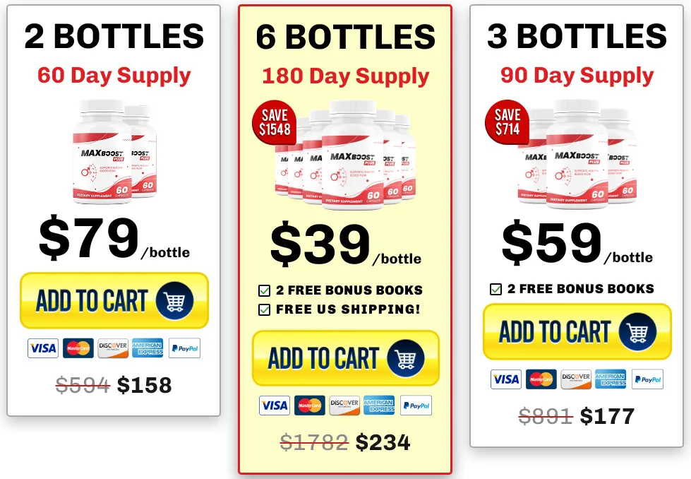 Max Boost Reviews - General Fitness & Wellness Supplement Bottle