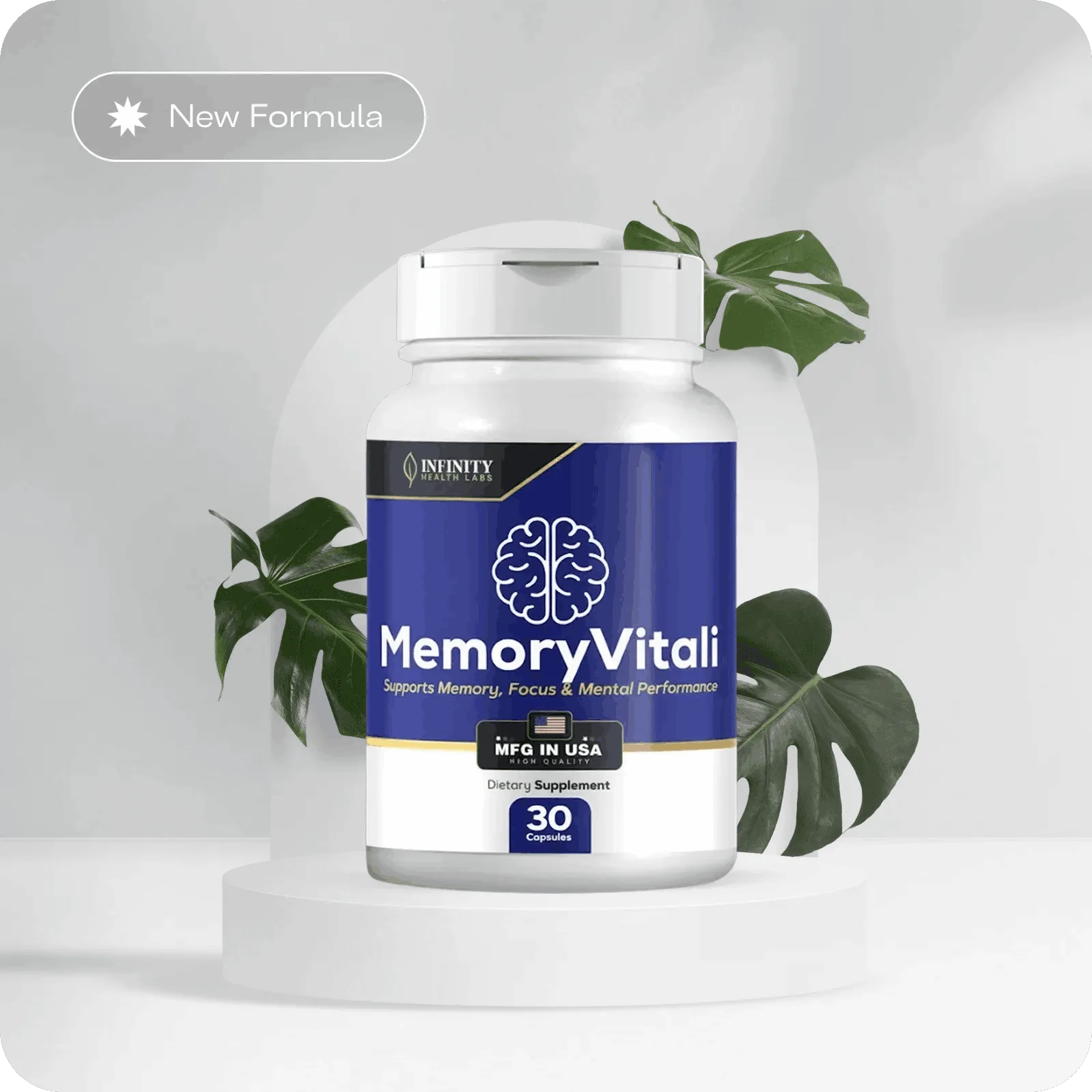 Memoryvitali Tsl Reviews - Brain & Cognitive Support Supplement Bottle
