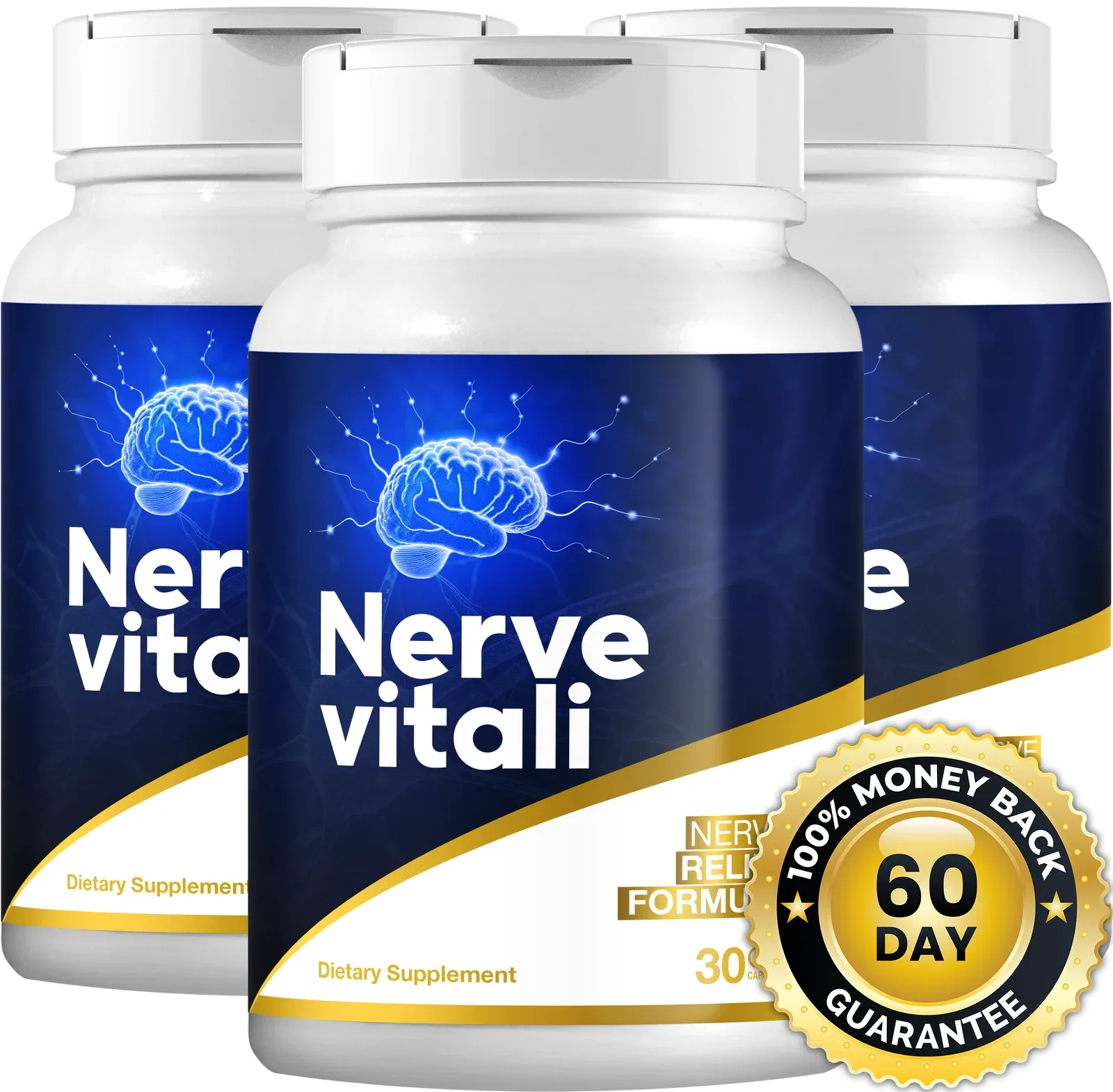 Nervevitali Reviews - Brain & Cognitive Support Supplement Bottle