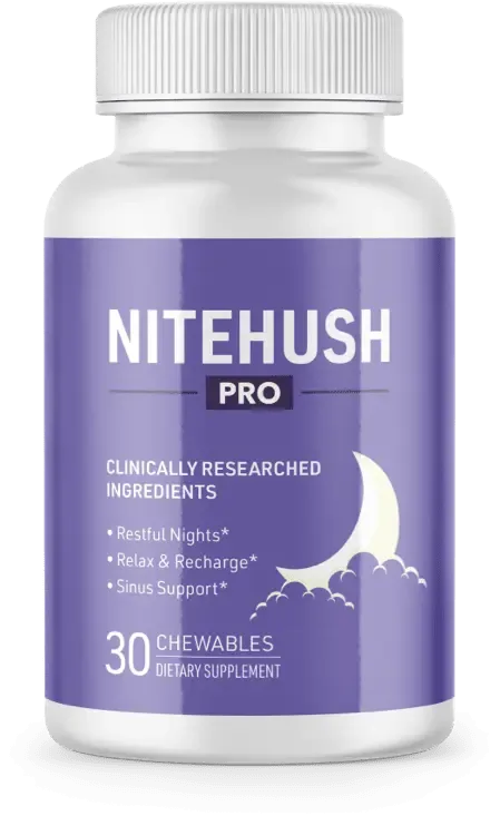Nitehush Pro Reviews - General Fitness & Wellness Supplement Bottle