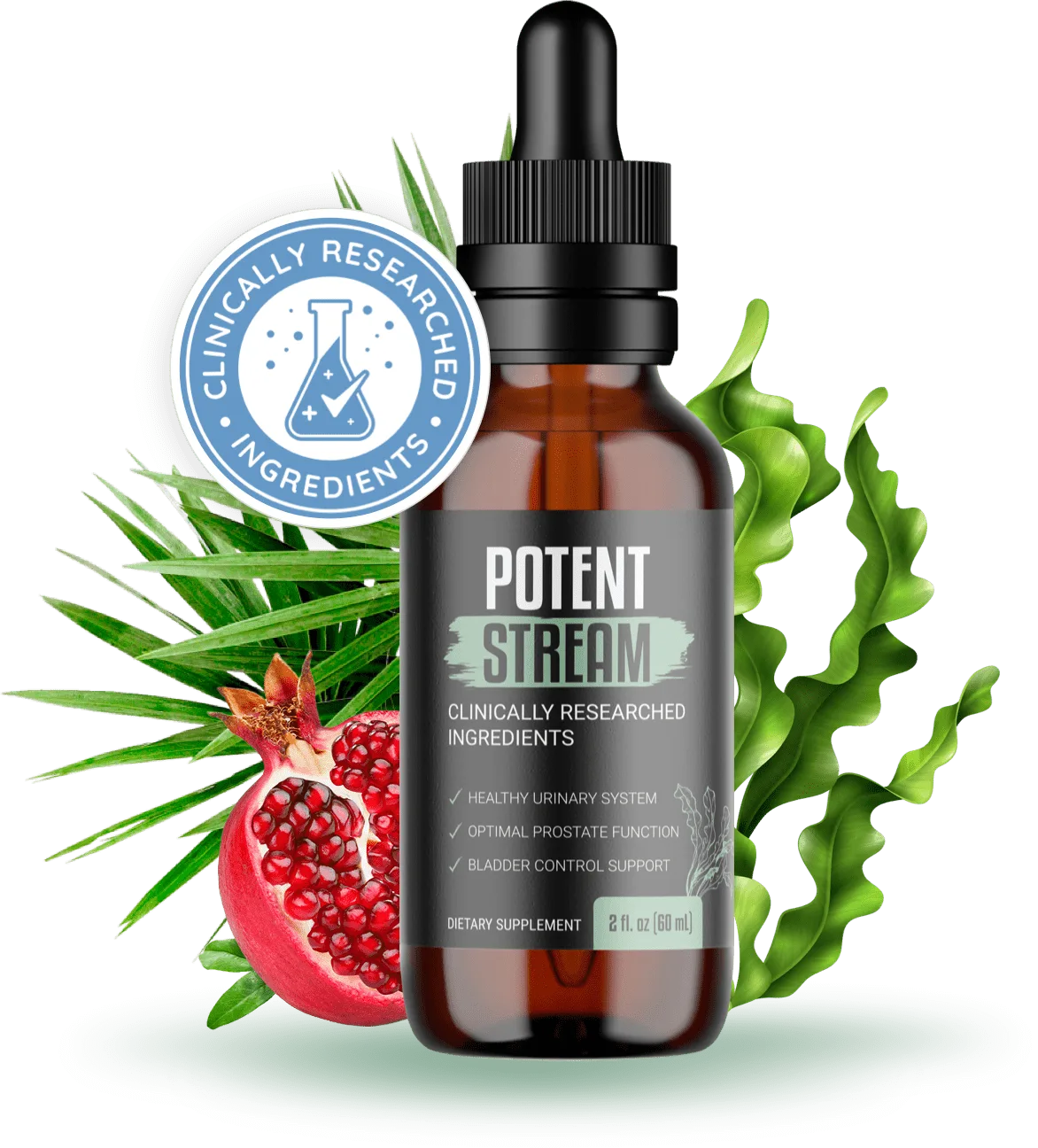 Potentstream Reviews - Prostate Support Supplement Bottle