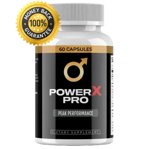 Powerx Pro Reviews - Men's Health & Vitality Supplement Bottle