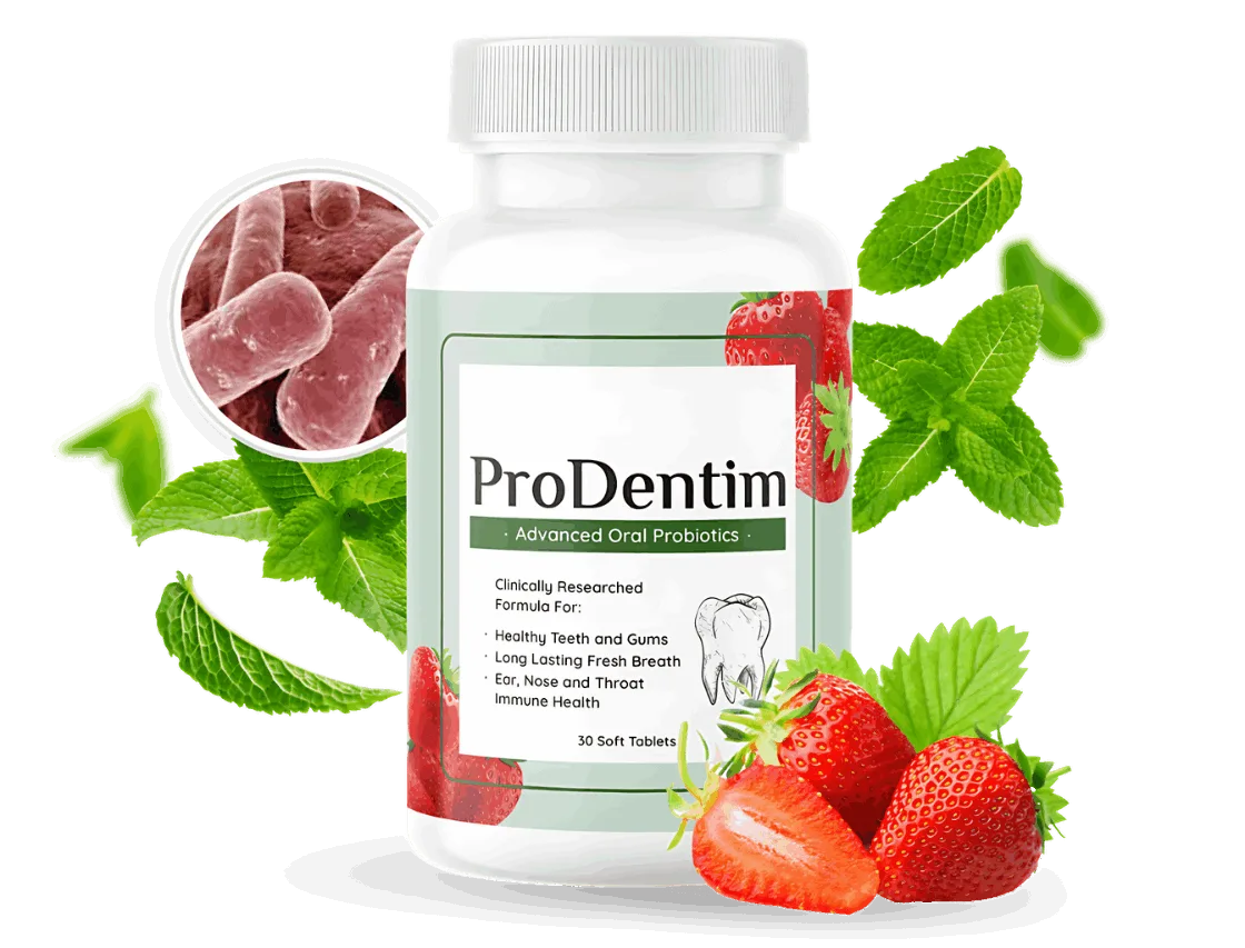 Prodentim Reviews - Oral Health & Dental Supplement Bottle