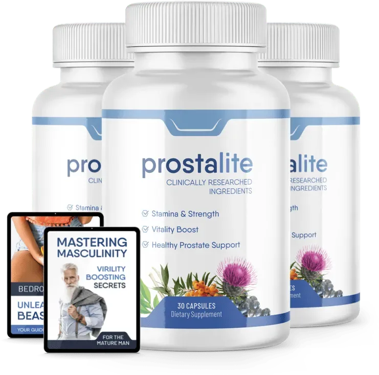 Prostalite Reviews - Prostate Support Supplement Bottle