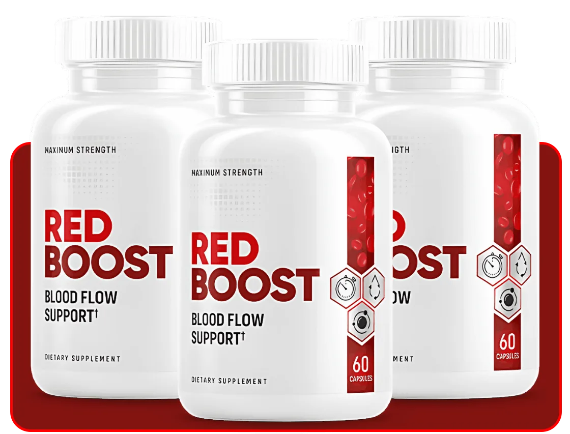 Redboost Reviews - General Fitness & Wellness Supplement Bottle