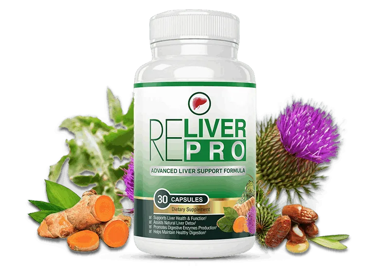 Reliver Pro Reviews - General Fitness & Wellness Supplement Bottle