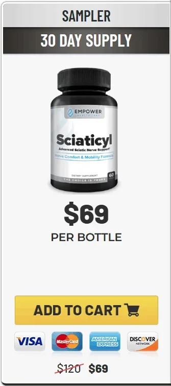 Sciaticyl Reviews - Joint & Bone Health Supplement Bottle