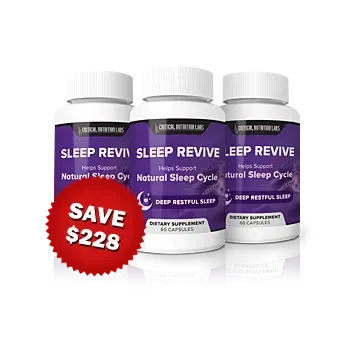 Sleep Revive Reviews - General Fitness & Wellness Supplement Bottle