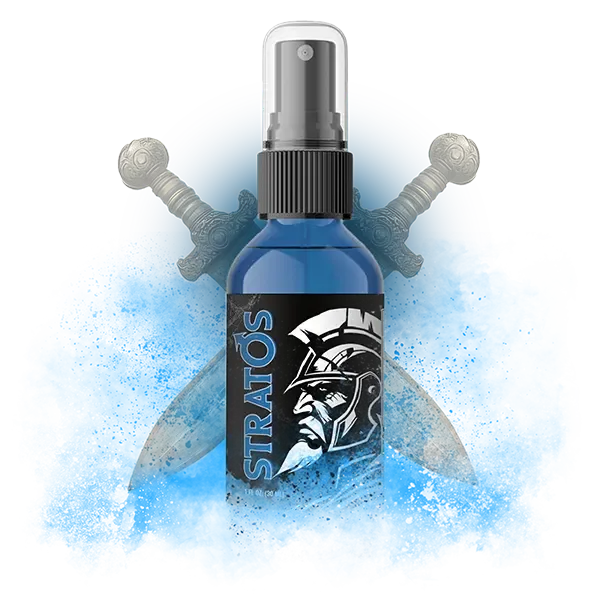 Stratos Alpha Reviews - Men's Health & Vitality Supplement Bottle