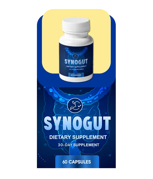 Synogut Reviews - Gut Health & Digestion Supplement Bottle
