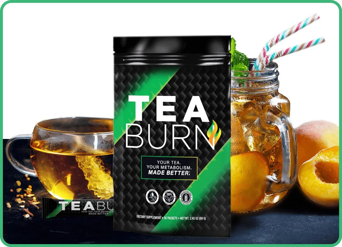 Tea Burn Reviews - Weight Loss & Metabolism Supplement Bottle