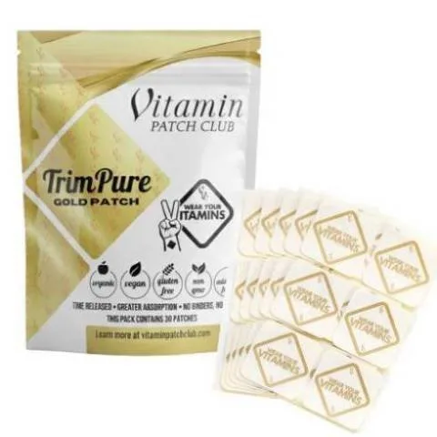 Trimpure Gold Patch Reviews - Weight Loss & Metabolism Supplement Bottle