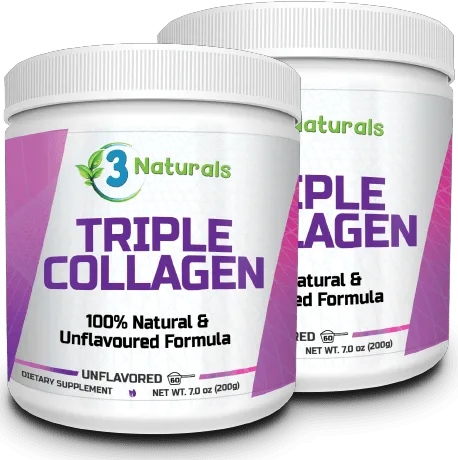 Triple Collagen Reviews - Skin Health & Anti-Aging Supplement Bottle