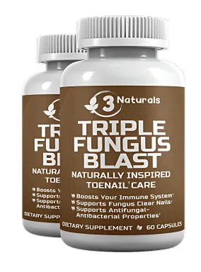 Triple Fungus Blast Reviews - Toenail Fungus Solutions Supplement Bottle
