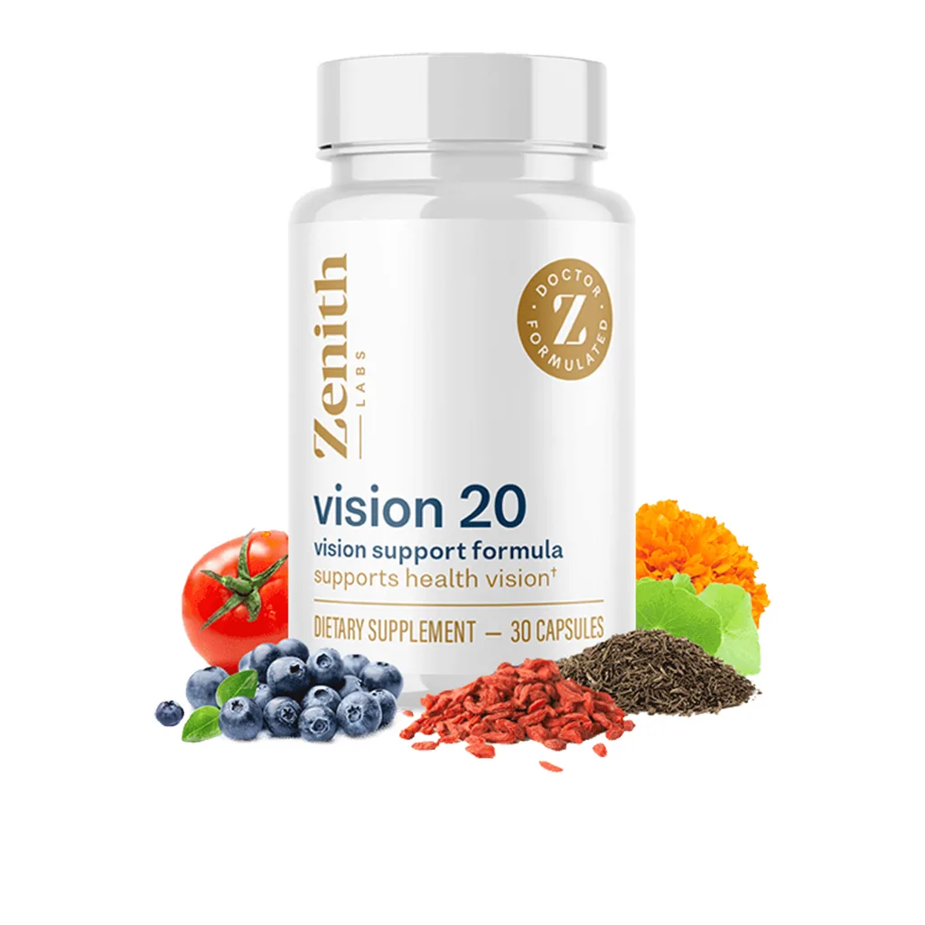 Vision 20 Reviews - General Fitness & Wellness Supplement Bottle