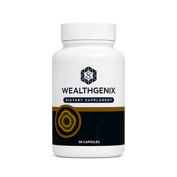 Wealthgenix Reviews - General Fitness & Wellness Supplement Bottle